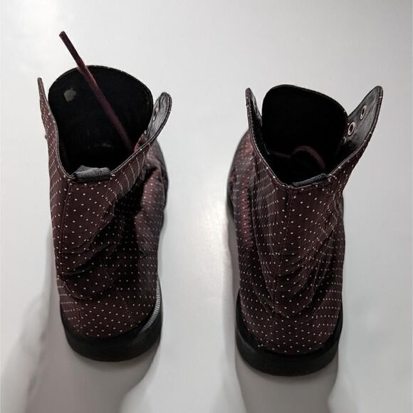Dr. Martens Evan Ankle Lace Up Boots Polka Dots Pattern Size 9 - Picture 7 of 13